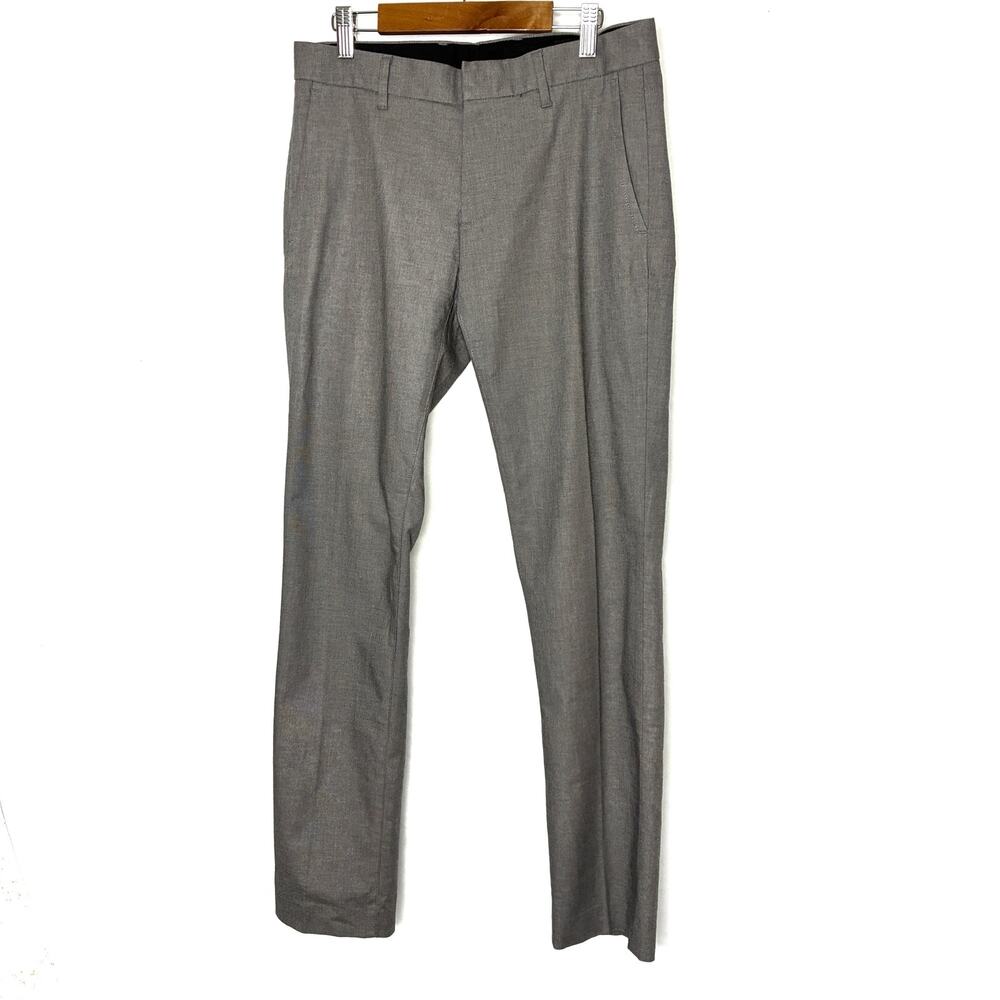 Bonobos Gray Tailored Monday Dress Pants Cotton Spandex Mens 29/30